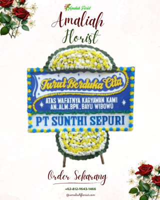 Papan Bunga Duka di Merdeka