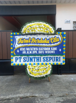 Papan Bunga Duka di Merdeka
