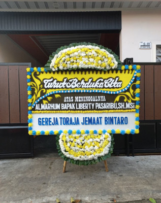 Papan Bunga Duka di Merdeka