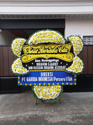Papan Bunga Duka di Merdeka