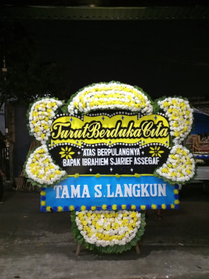 Papan Bunga Duka di Merdeka