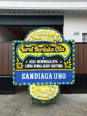 Papan Bunga Duka di Merdeka